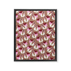Mocha Elf Pattern Framed Canvas Print Gallery Image 8