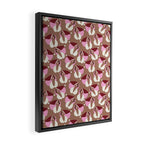 Mocha Elf Pattern Framed Canvas Print Gallery Image 2