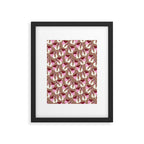 Mocha Elf Pattern Framed Art Print Gallery Image 6