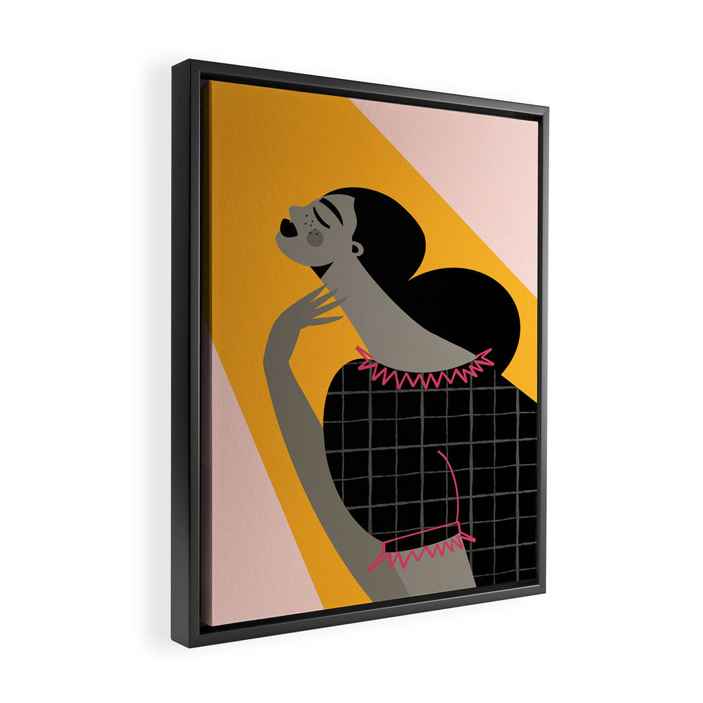 Ona Framed Canvas Print Gallery Image 2