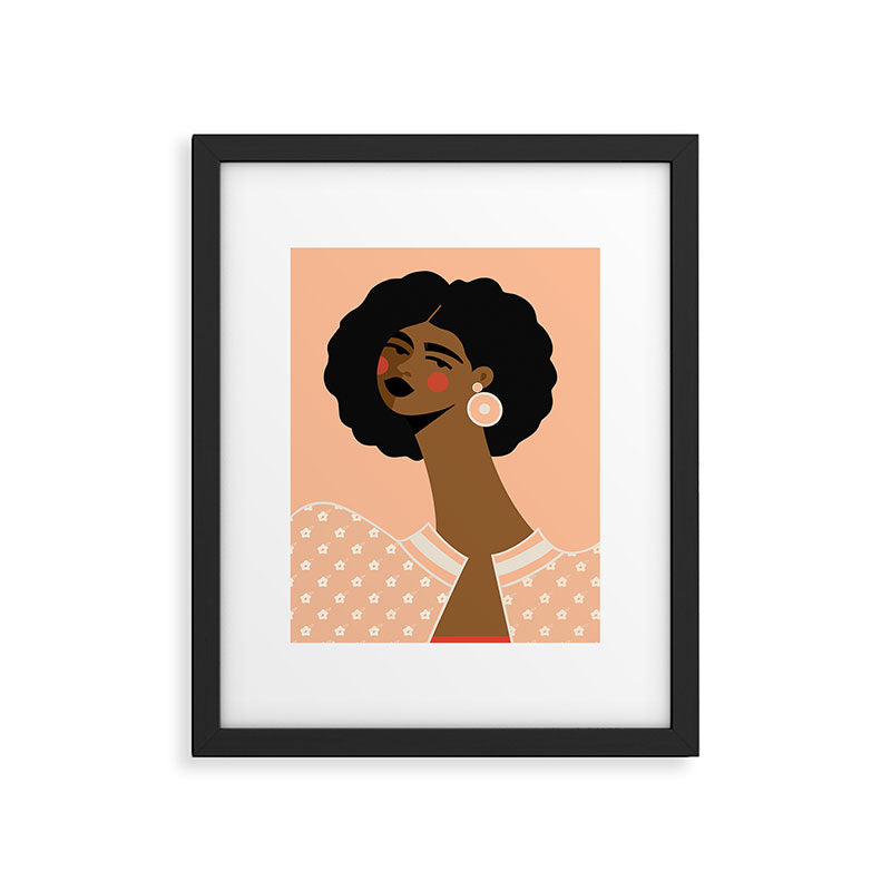 Peachy Keen Framed Art Print Gallery Image 5