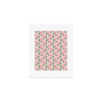 Pink Daisy Pattern - Pink Art Print Gallery Image 1