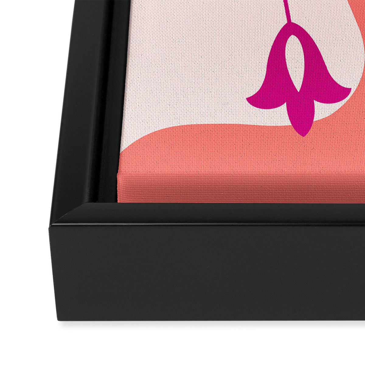 Pink Earrings Framed Canvas Print Gallery Image 3