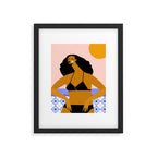 Pool Time Framed Art Print Gallery Image 5
