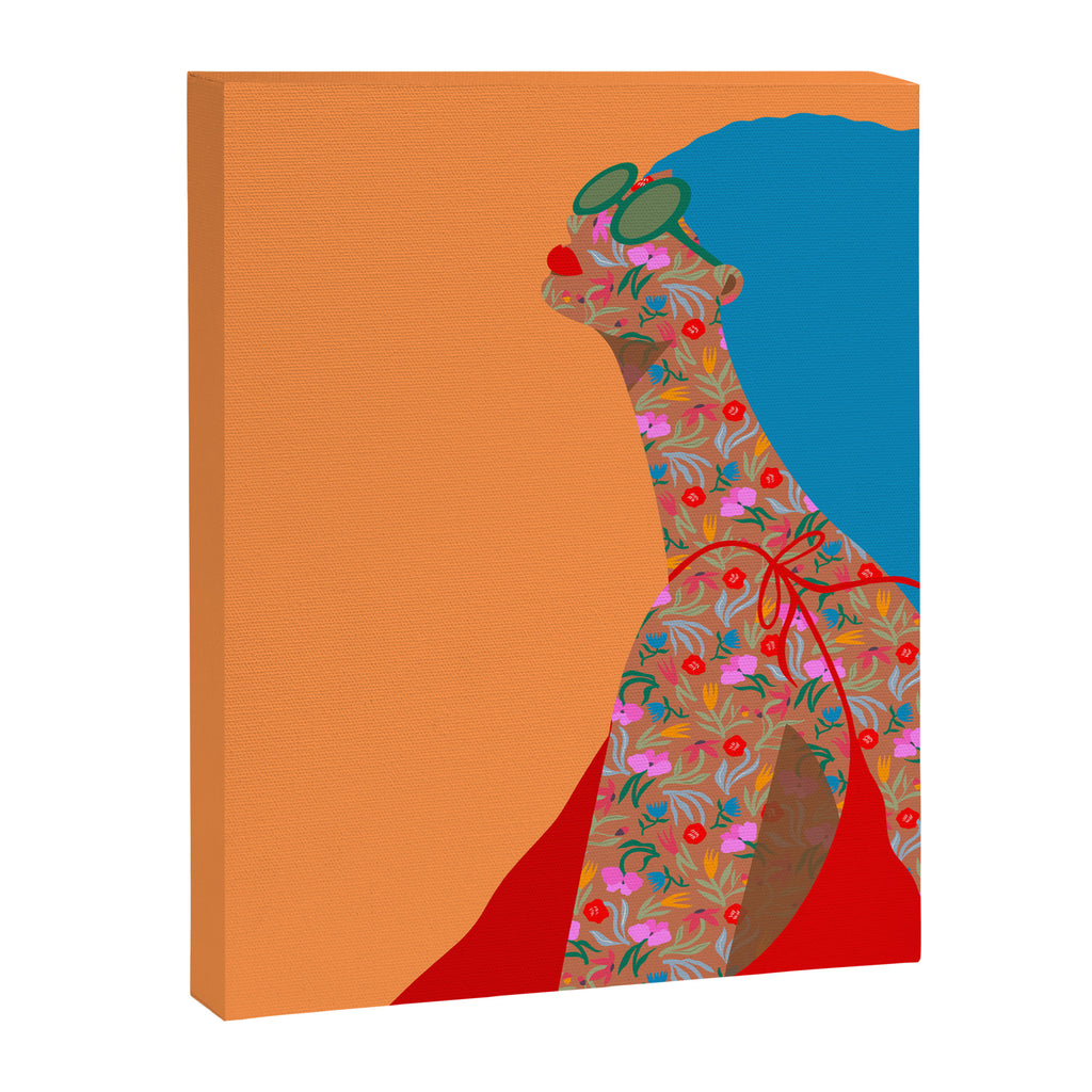 Portrait in Wild Botanica Canvas Print Gallery Image 6