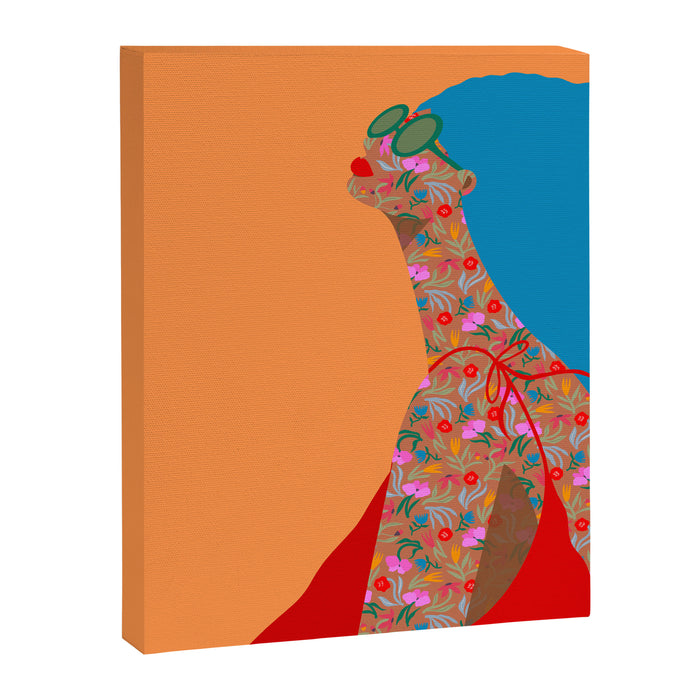 Portrait in Wild Botanica Canvas Print Gallery Image 1