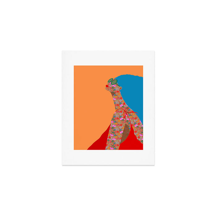 Portrait in Wild Botanica Art Print Gallery Image 1
