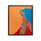 Portrait in Wild Botanica Framed Canvas Print Gallery Image 6