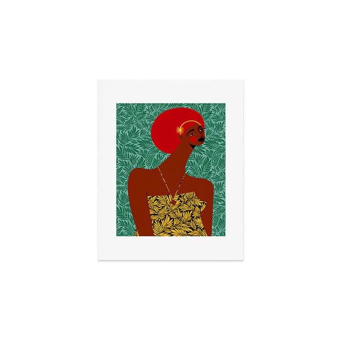 Portrait Of A Tropical Girl Art Print Gallery Image 1