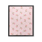 Pressed Posies - Floral Art Framed Canvas Print Gallery Image 8