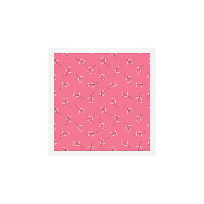 Pressed Posies - Retro Pink Art Print Gallery Image 1