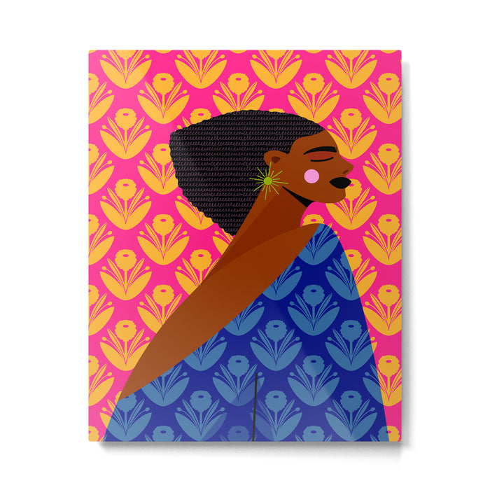 Retro Goddess Metal Print Gallery Image 1