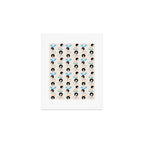Retro Ladies Pattern Art Print Gallery Image 1