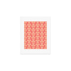 Retro Peach Blossoms Pattern Art Print Gallery Image 1