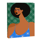 Retro Sun Patterned Dress Canvas Print Gallery Image 6