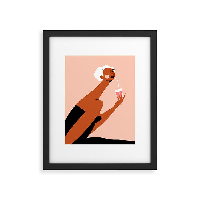 Sip, Sip Framed Art Print Gallery Image 1