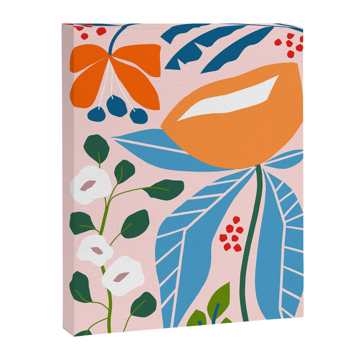 Spring Abstract Florals Canvas Print Gallery Image 1