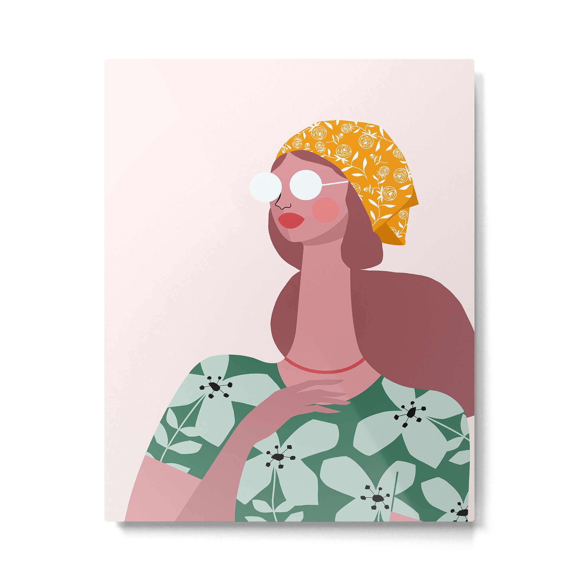 Spring Scarf Metal Print Gallery Image 6