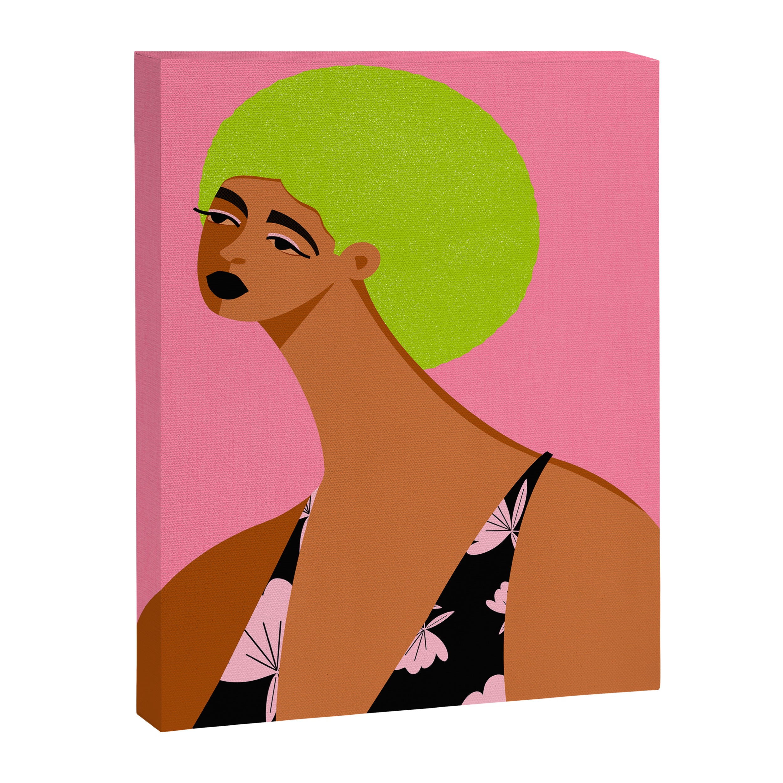 Summer Hair Vibe Canvas Print Gallery Image 6