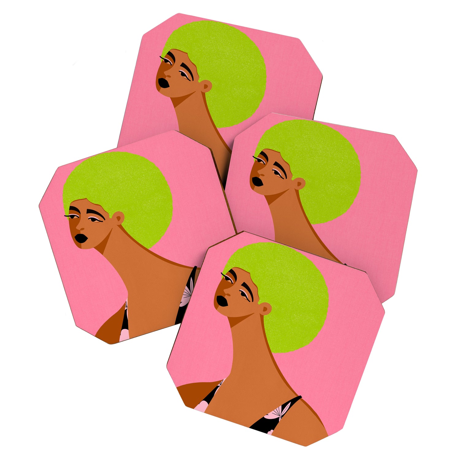 Summer Hair Vibe Coaster Gallery Image 1