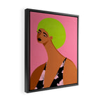 Summer Hair Vibe Framed Canvas Print Gallery Image 2