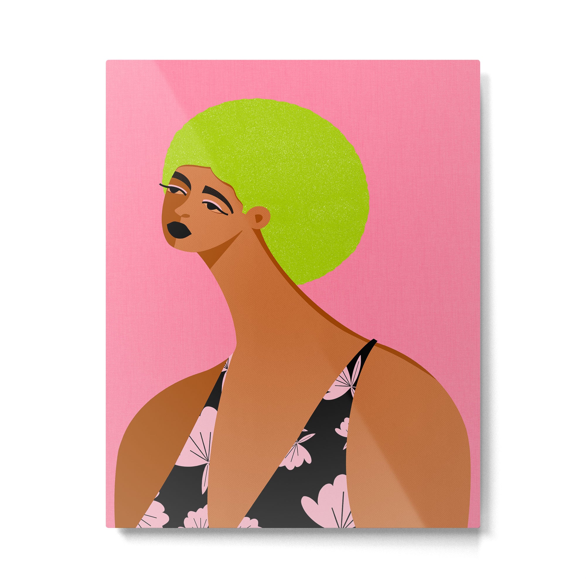Summer Hair Vibe Metal Print Gallery Image 4