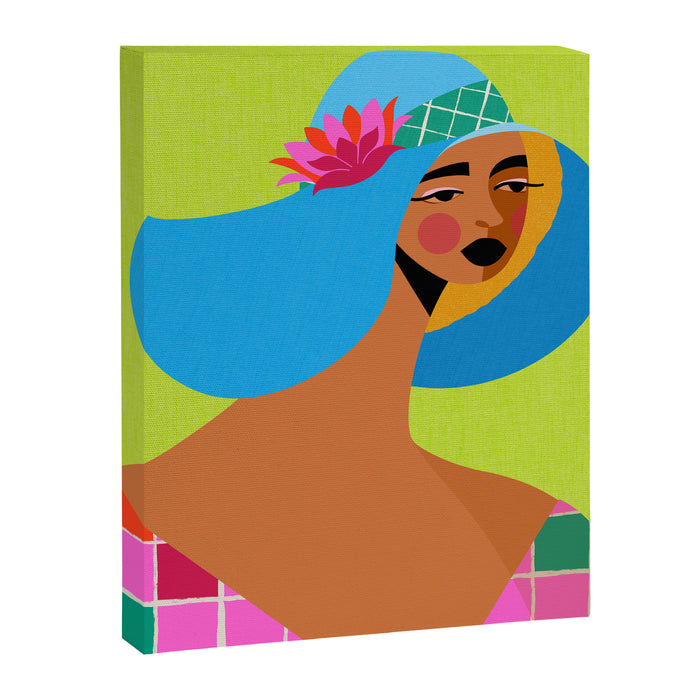 Sun Hat Canvas Print Gallery Image 1