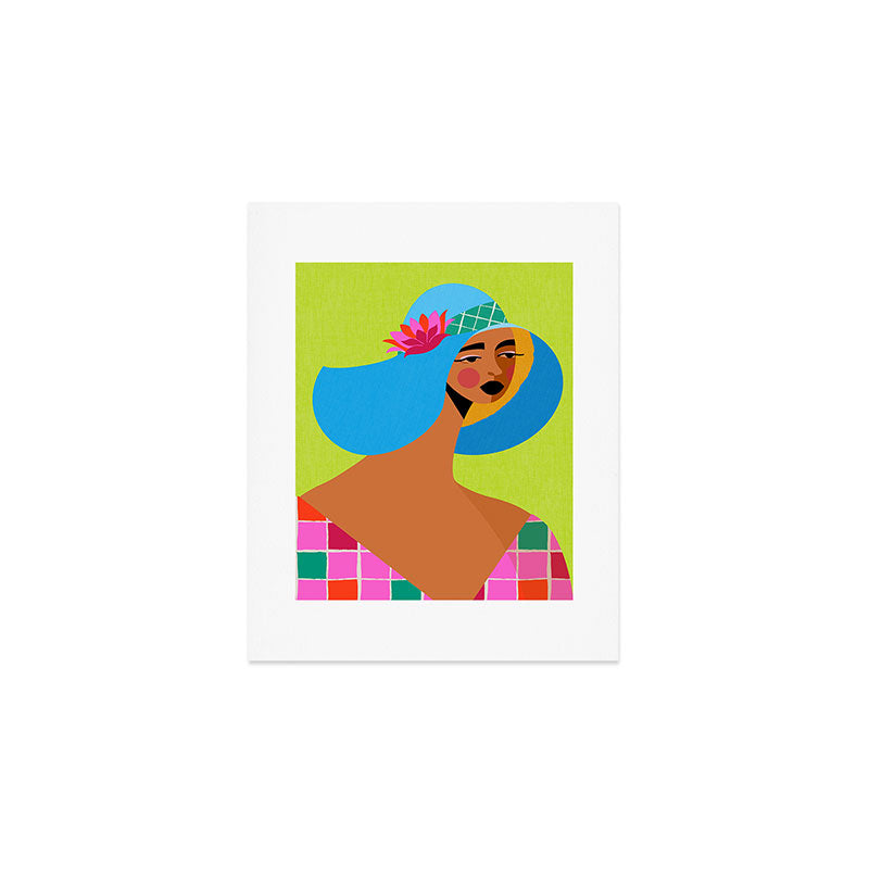 Sun Hat Art Print Gallery Image 1