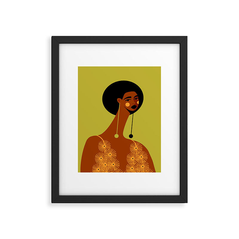 Sunflower Dress Framed Art Print Gallery Image 5