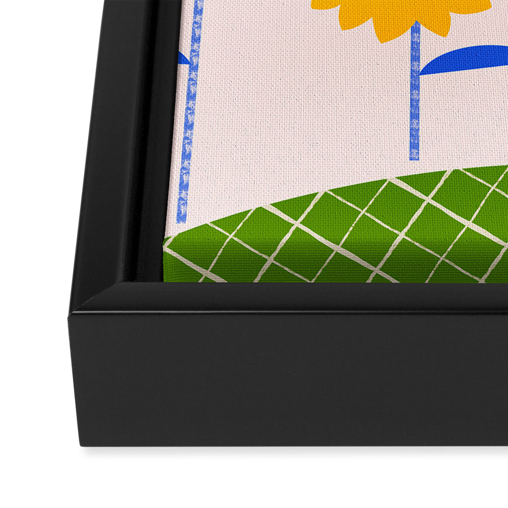 Sunflowers Framed Canvas Print Gallery Image 3