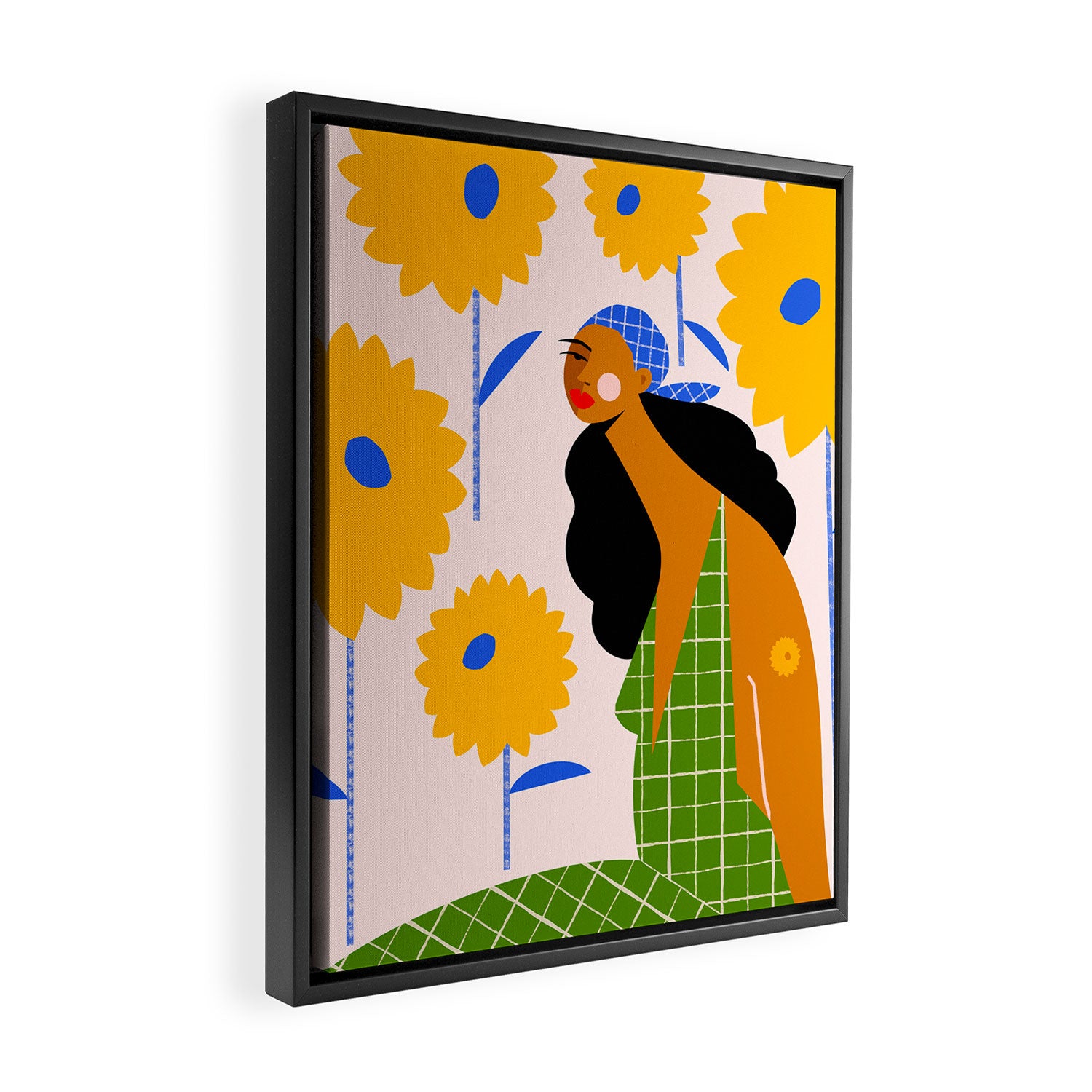 Sunflowers Framed Canvas Print Gallery Image 2