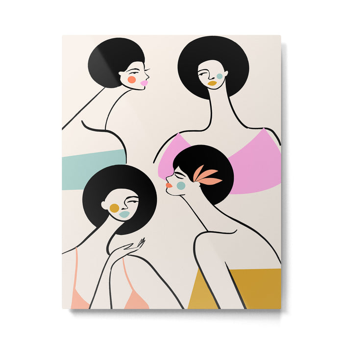 The Ladies Metal Print Gallery Image 1