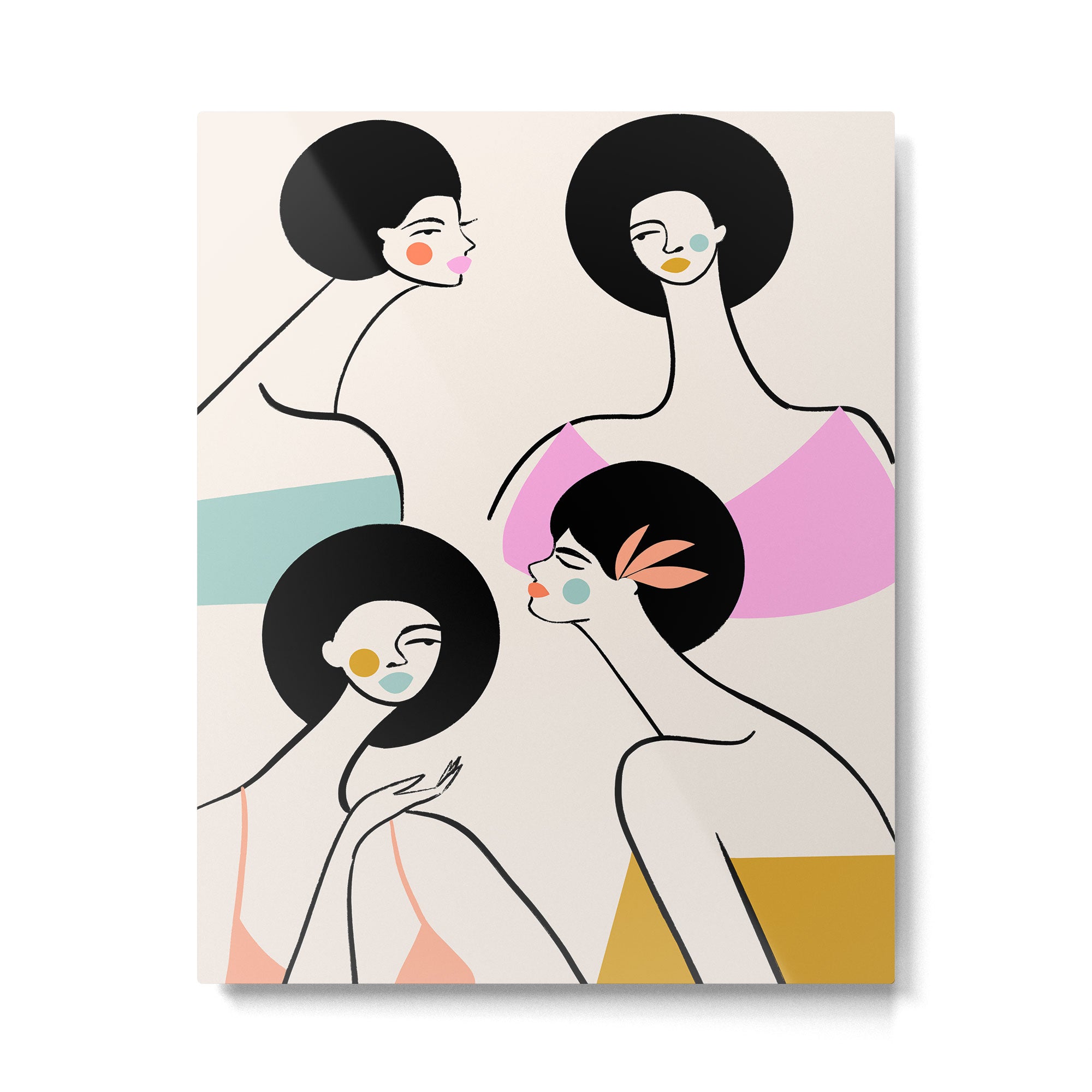 The Ladies Metal Print Gallery Image 4