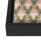 Tulip Whimsy - Vintage Nouveau Framed Canvas Print Gallery Image 3