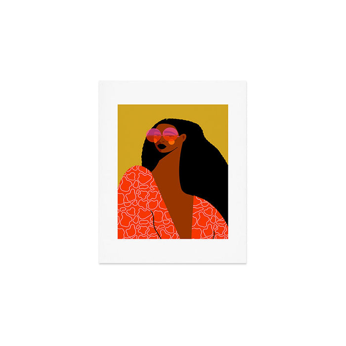 Wavy Retro Vibe Art Print Gallery Image 1