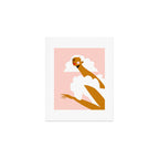 White Dress Art Print Gallery Image 1