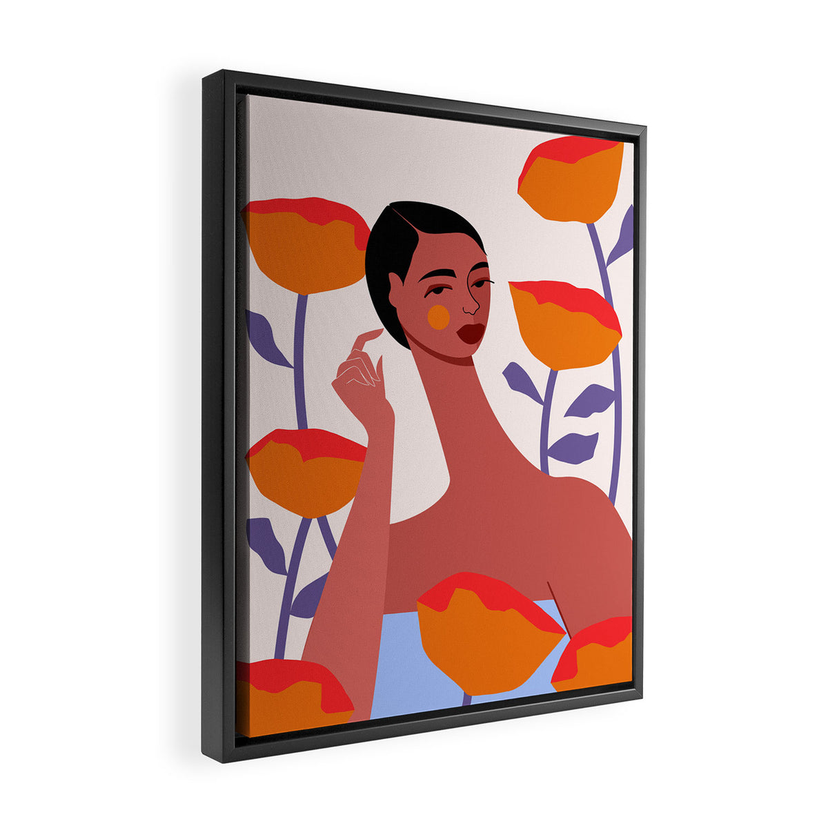 Who, Me? Framed Canvas Print Gallery Image 2