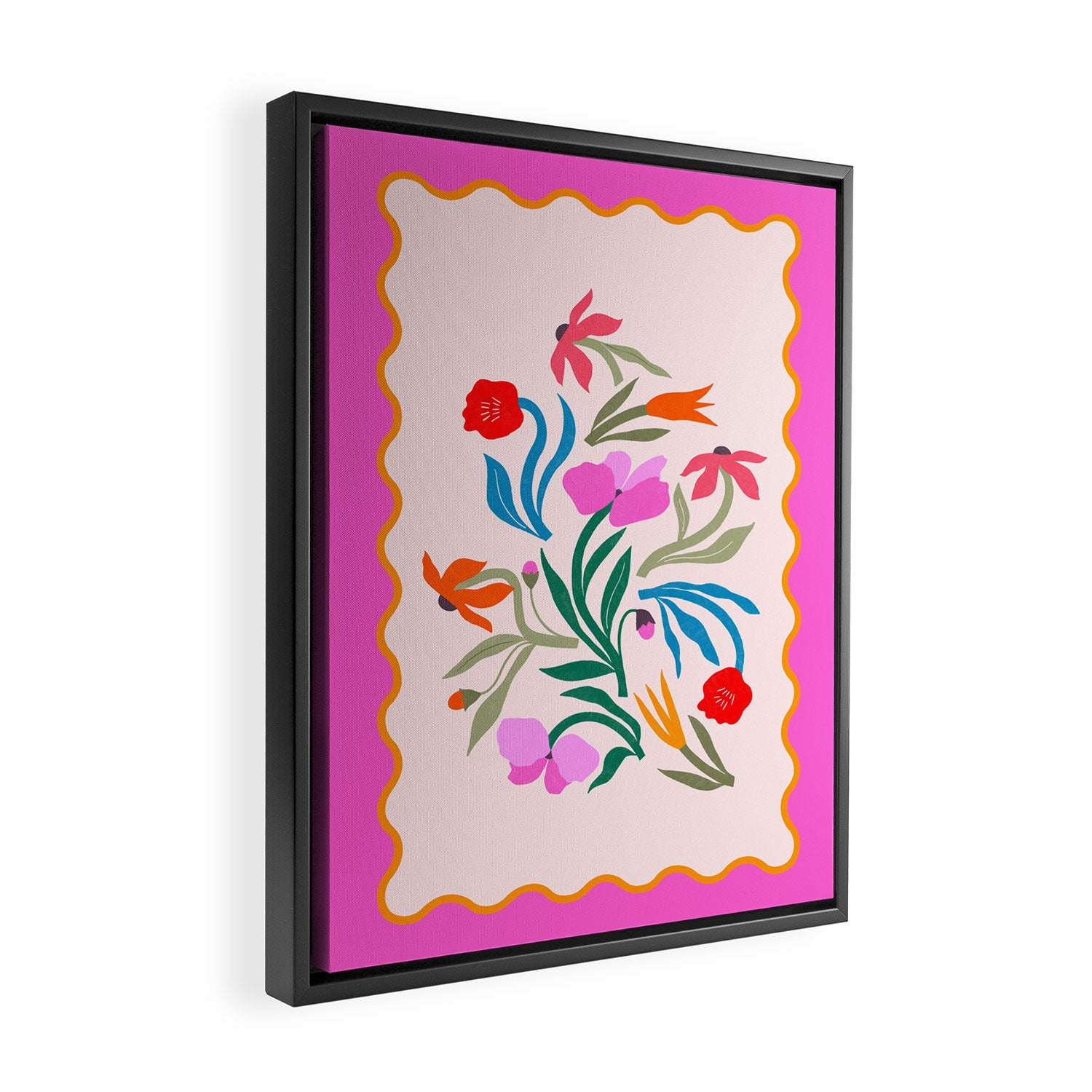 Wild Botanica - Eternal Bloom Wall Art Framed Canvas Print Gallery Image 2