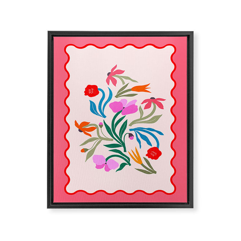 Wild Botanica - Harvest Bloom Floral Wall Art Framed Canvas Print Gallery Image 6