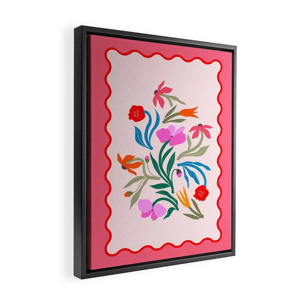 Wild Botanica - Harvest Bloom Floral Wall Art Framed Canvas Print Gallery Image 2