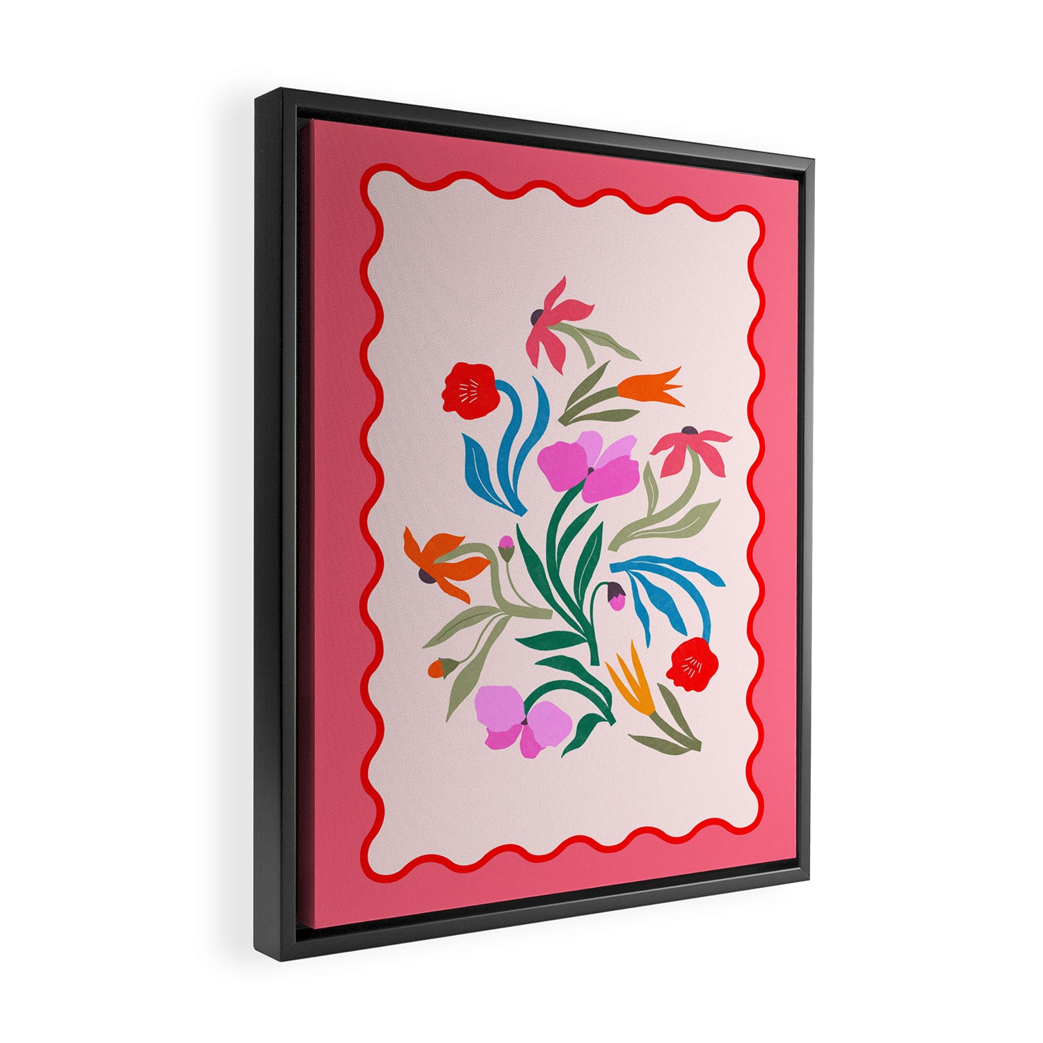 Wild Botanica - Harvest Bloom Floral Wall Art Framed Canvas Print Gallery Image 2