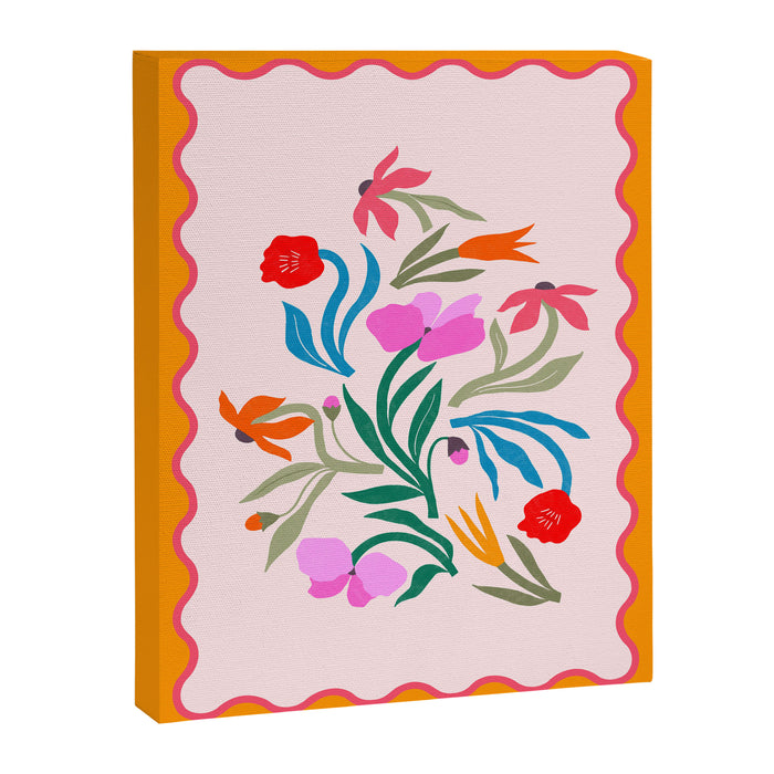 Wild Botanica - Midsummer Glow Floral Wall Art Canvas Print Gallery Image 1