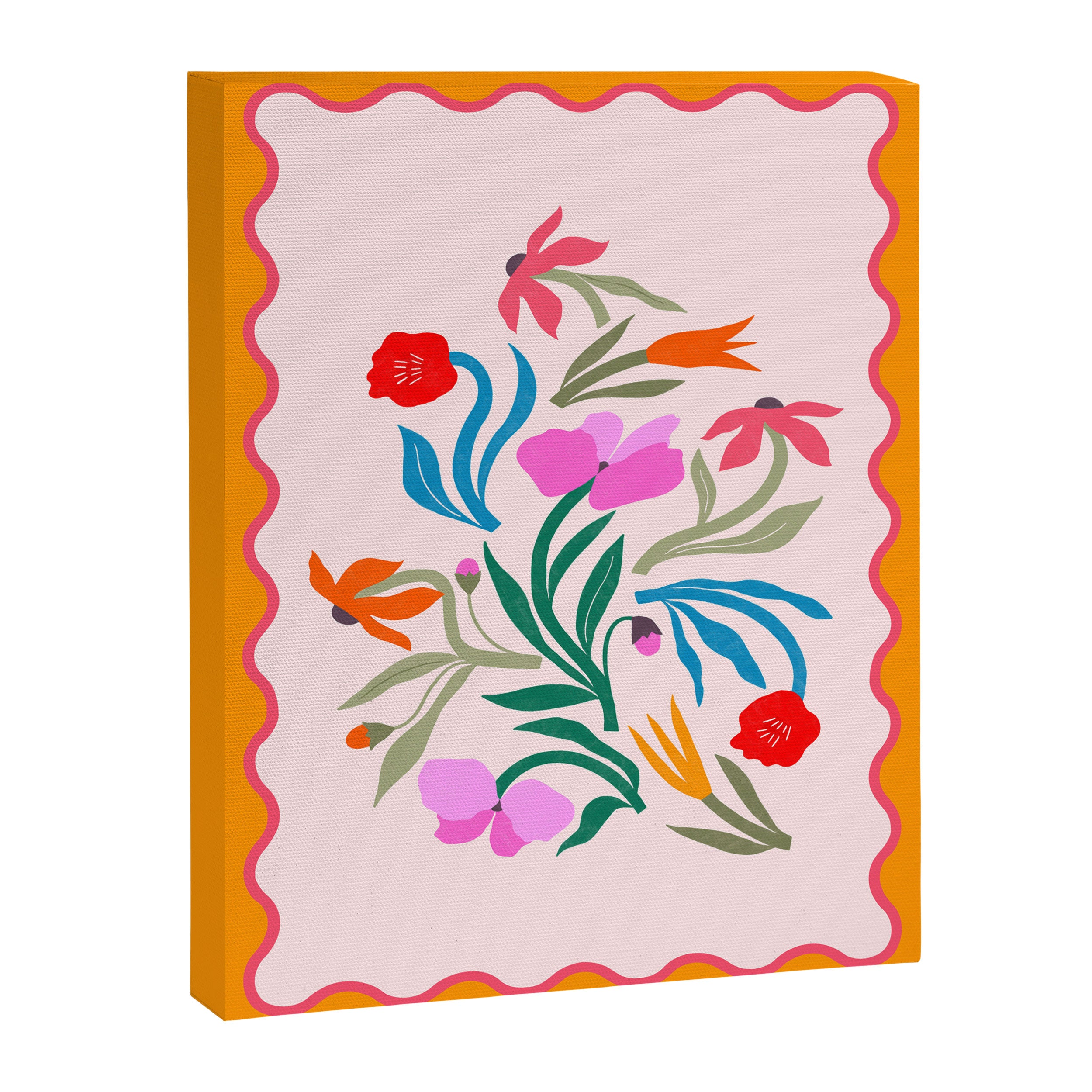 Wild Botanica - Midsummer Glow Floral Wall Art Canvas Print Gallery Image 6