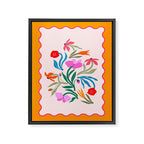 Wild Botanica - Midsummer Glow Floral Wall Art Framed Canvas Print Gallery Image 6