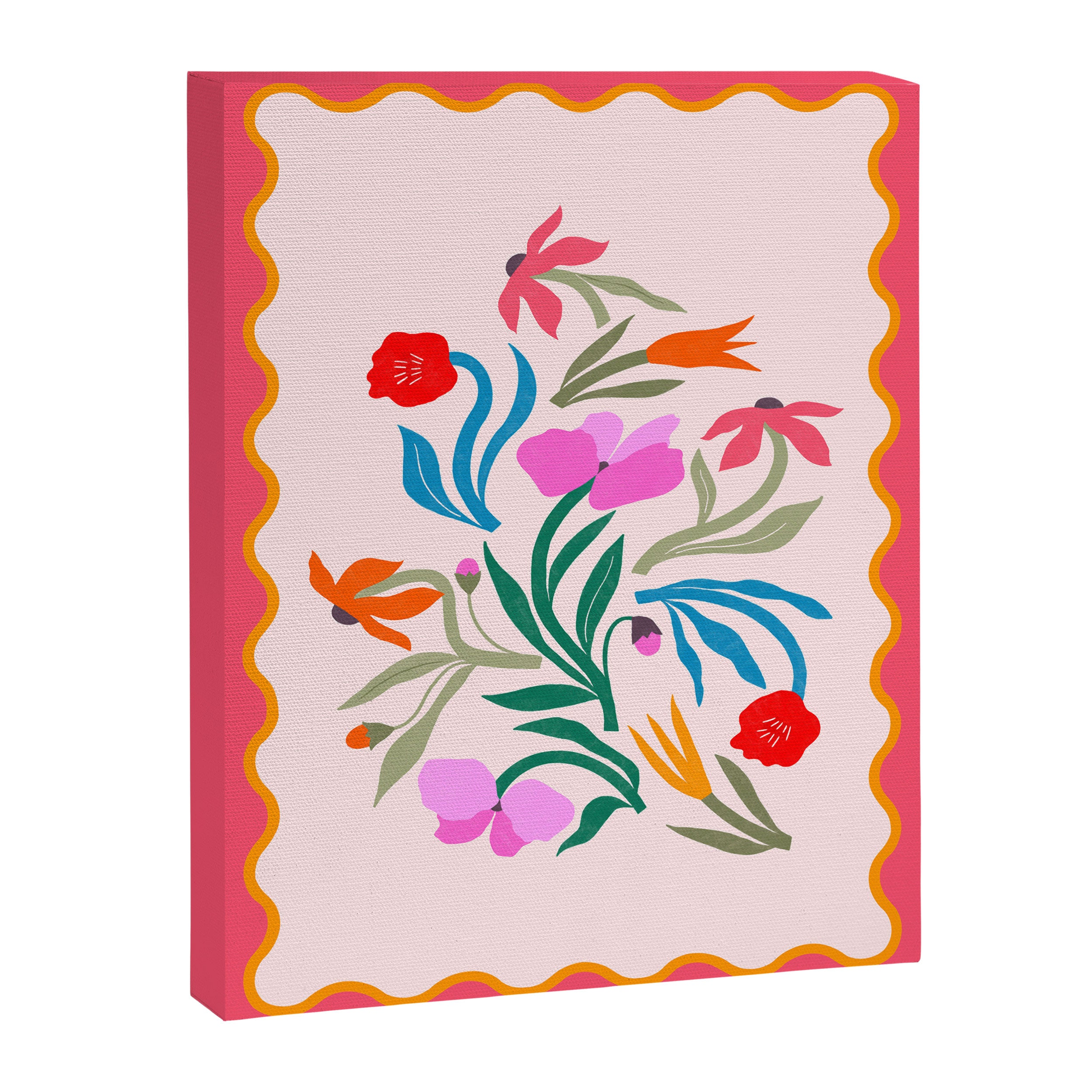 Wild Botanica - Spring Fling Floral Wall Art Canvas Print Gallery Image 6