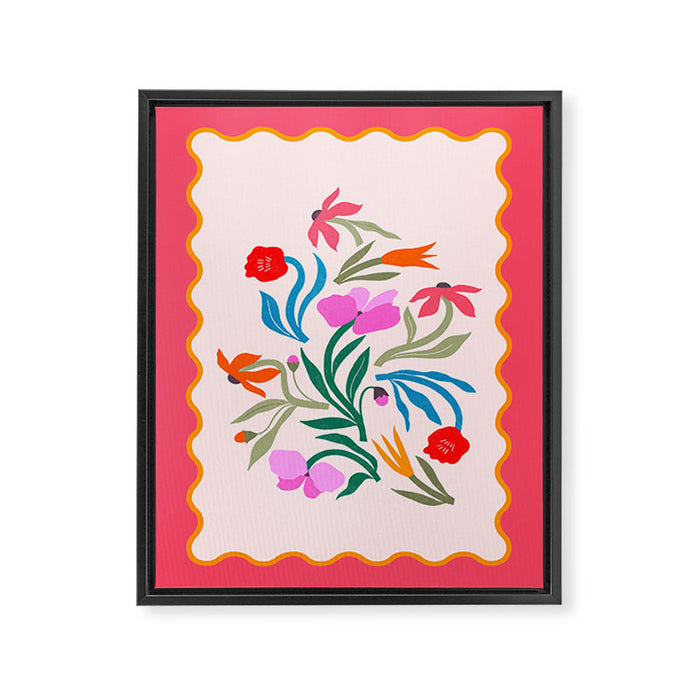 Wild Botanica - Spring Fling Floral Wall Art Framed Canvas Print Gallery Image 1