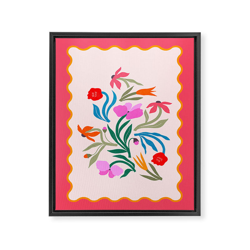 Wild Botanica - Spring Fling Floral Wall Art Framed Canvas Print Gallery Image 6