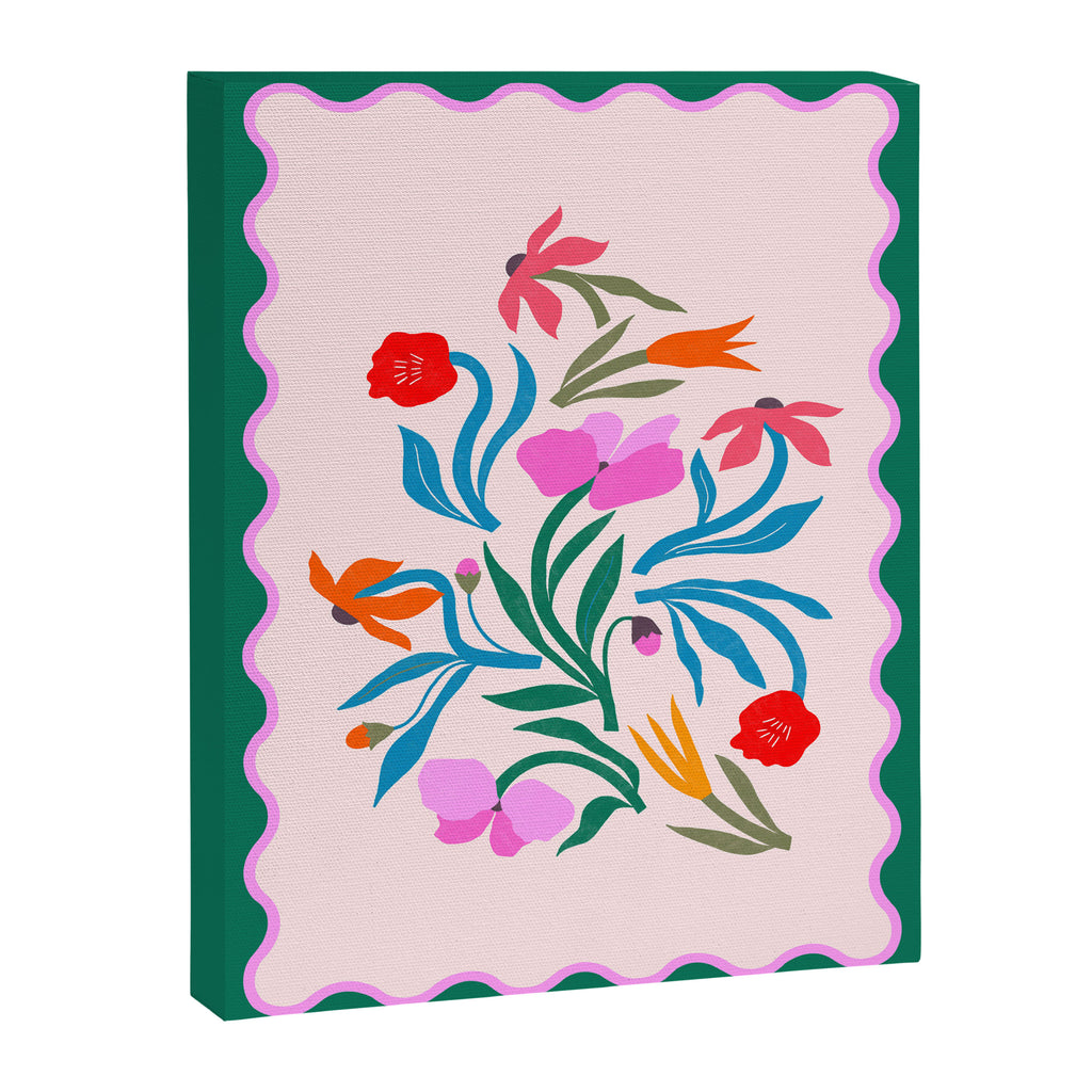 Wild Botanica - Winter Garden Floral Wall Art Canvas Print Gallery Image 6