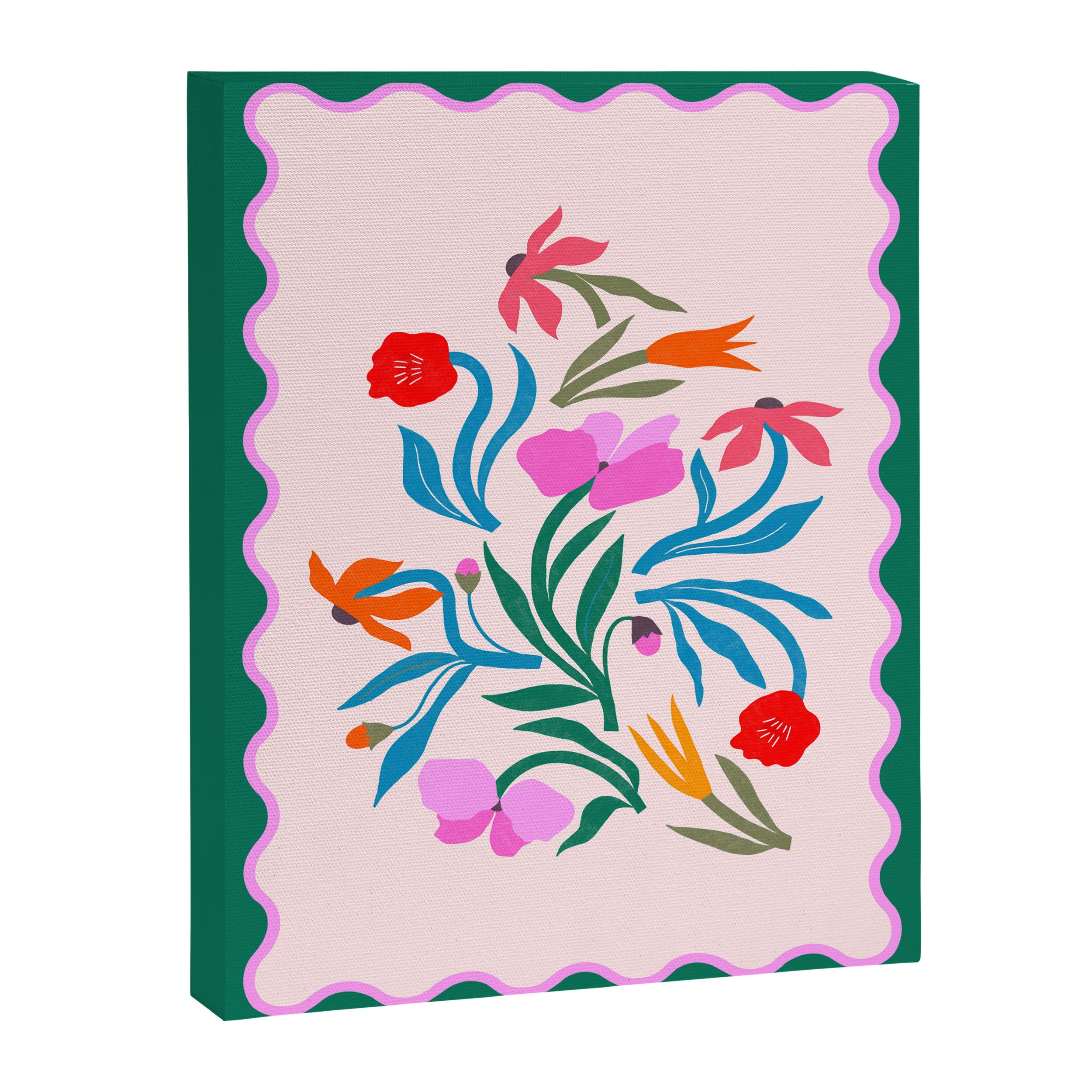 Wild Botanica - Winter Garden Floral Wall Art Canvas Print Gallery Image 6