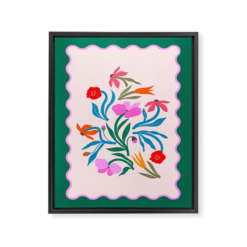 Wild Botanica - Winter Garden Floral Wall Art Framed Canvas Print Gallery Image 6